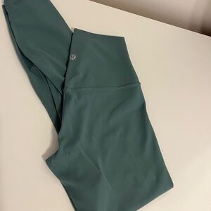 Teal Lululemon Align Leggings